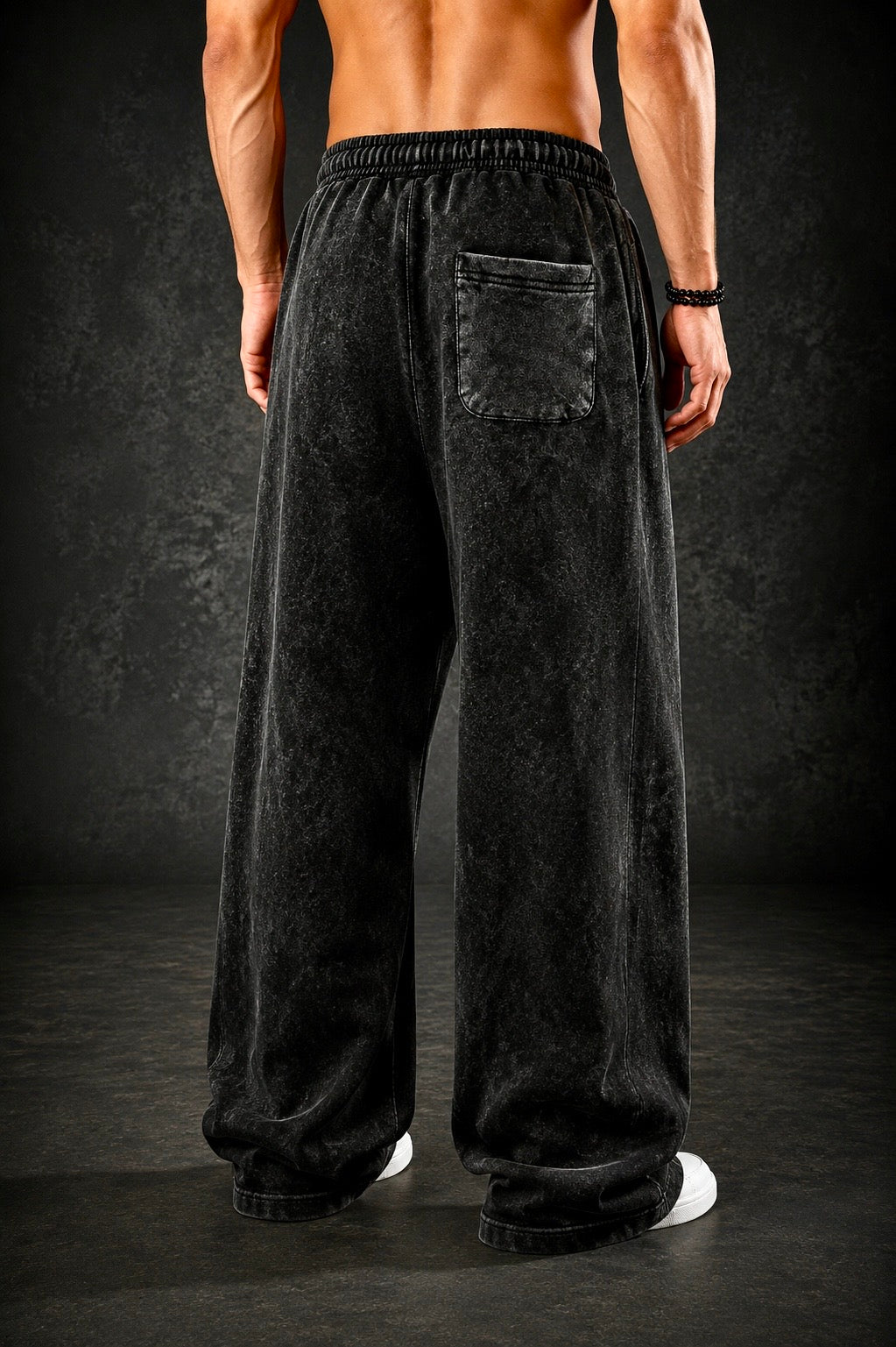 Kiritsu Black Washed Trouser