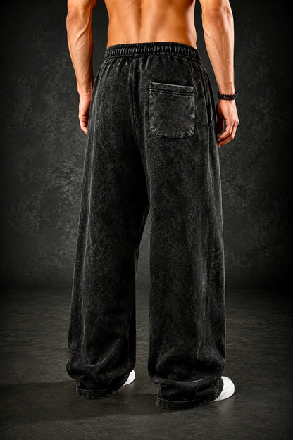 Kiritsu Black Washed Trouser