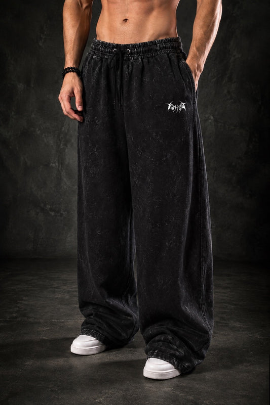 Kiritsu Black Washed Trouser