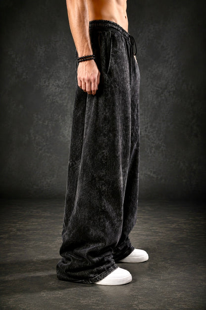 Kiritsu Black Washed Trouser
